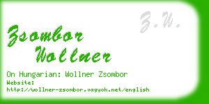 zsombor wollner business card